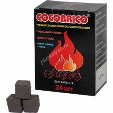 Кокосовый уголь для кальяна Cocobrico 24 шт.