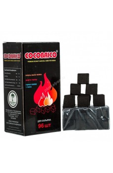 Кокосовый уголь для кальяна Cocobrico 96 шт.